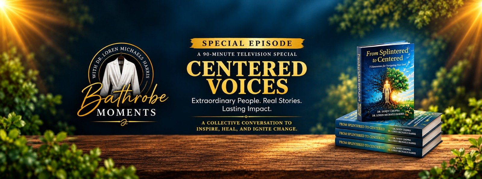 Centered Voices, a 90-minute Bathrobe Moments television special inspired by From Splintered to Centered